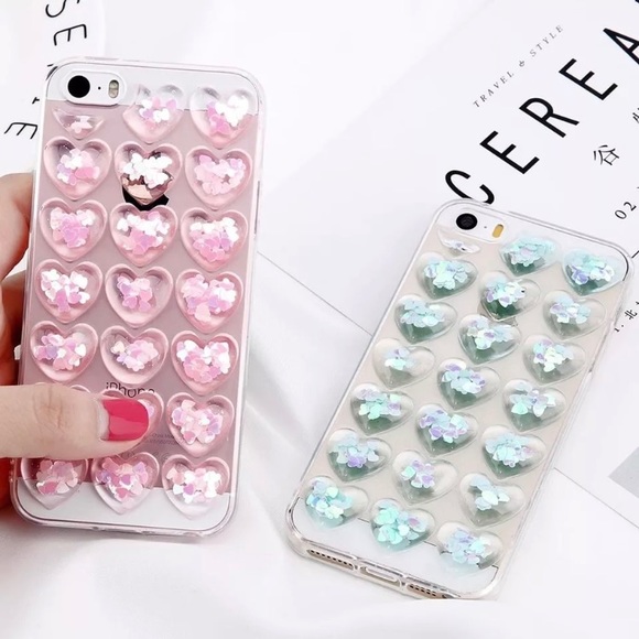 3D hearts iPhone 8 case - Picture 3 of 3